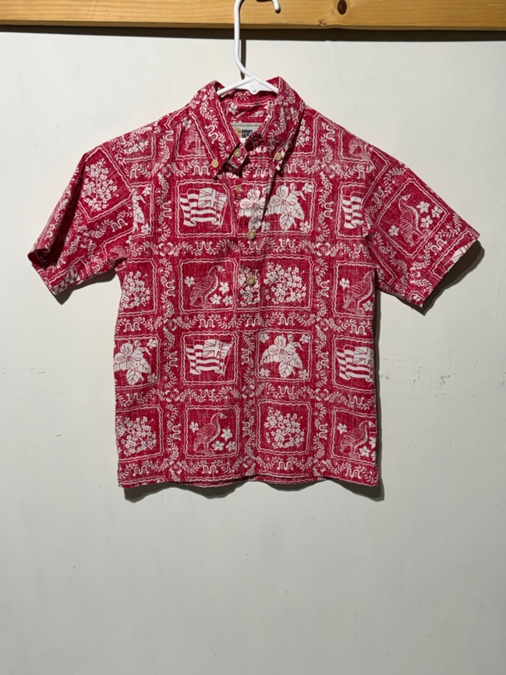 Vintage Reyn Spooner Lahaina Sailor Reverse Print Hawaiian Popover Shirt Small - Picture 2 of 7